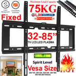 SLIM TV WALL BRACKET MOUNT FOR 40 42 50 55 70 80 85 INCH FLAT 3D LCD LED PLASMA/