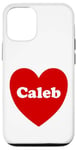 iPhone 12/12 Pro I Love Caleb Heart Cute Caleb Name Birthday Case