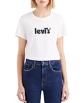 Levi's WoMens T-Shirt In White Cotton - Size X-Small