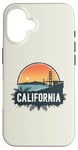 Coque pour iPhone 16 Souvenir rétro avec horizon californien