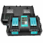 7.2v-18v For Makita DC18RD LXT LI-ION Twin Port Rapid Battery Charger Dual Port