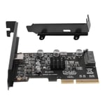 USB PCIE Card Type C PCI-Express 4X to USB 3.2 Gen 2X2 (20Gbps) ASM32427744