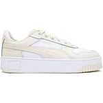 Puma Womens Carina Street Trainers - White - Size UK 4