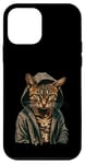 Coque pour iPhone 12 mini Orange Chat du Bengale Voyou Chat Gangster Chat Gangster Life