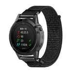 Garmin Fenix E 47mm Armband i nylon, Svart