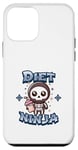 Coque pour iPhone 12 mini Cute Diet Ninja Shake Protéiné Squelette Ninja