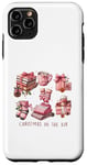 Coque pour iPhone 11 Pro Max Christmas In The Air Rose Noël Fille Femme