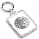 IP02 Passport Keyring BW - Iraq Baghdad Travel  #40722