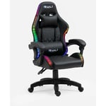 Egli - Chaise gaming ergonomique pour enfants led rgb The Horde junior