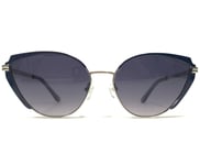 GUESS by Marciano Sunglasses GM0817 10W Blue Silver Cat Eye Frames blue Lenses