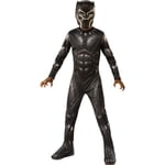 Rubies - Avengers Officiel - Black Panther - Déguisement Enfants Classique - Taille 7-8 Ans - Costume Super Héros Marvel avec Combinaison et Masque - Idéal Halloween, Carnaval