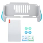 Couvercle De Cl&eacute; De Poign&eacute;E De Console De Jeu Abs Bleu, Kit De Protection Tremp&eacute;, Accessoire Pour Switch Liteblue