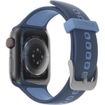 Otterbox Bracelet All Day pour Apple Watch Series 10/9/8/7/6/SE 2e gen/SE 1e gen/5/4-44mm/45mm/46mm, Bracelet de rechange en silicone doux au toucher durable pour Apple Watch, Bleu