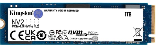 Kingston NV2 M.2 NVMe Gen 4 SSD (1TB)