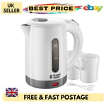 Russell Hobbs Electric 0.85L Travel Kettle, Small & Compact, Dual Voltage, Ideal