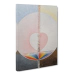 What A Human Being Is By Hilma Af Klint Classic Painting Canvas Wall Art Print Ready to Hang, Framed Picture for Living Room Bedroom Home Office Décor, 24x16 Inch (60x40 cm)