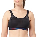 Triumph TriAction Cardio Flow Sports Bra, Black, 38C