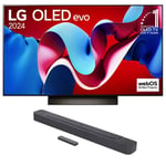 LG OLED55C4 + JBL Bar 300