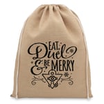 Yu-Gi-Oh Eat Duel & Be Merry Christmas Hessian Sack