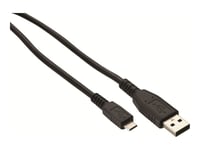 BlackBerry - Câble USB - USB mâle pour Micro-USB de type B mâle - 1.2 m - noir - pour BlackBerry Q10, Q5, Z10, Z30; Bold 99XX; Curve 85XX, 93XX; Curve 3G; Pearl 3G; Torch 98XX