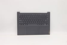 Lenovo Yoga 7 Pro-14IHU5 Keyboard Palmrest Top Cover UK Grey 5CB1C19281