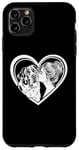 iPhone 11 Pro Max Saint Bernard Mom Dog Art Valentine's Day Heart Case