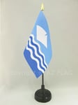 DRAPEAU DE TABLE ÎLE DE WIGHT 15x10cm - PETIT DRAPEAUX DE BUREAU ISLE OF WIGHT -