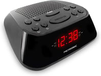 477003 Radio-Reveil Fm Double Alarme-Noir