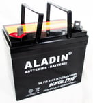 Batterie Zip Au Gel Aladin 12V 28Ah Polo Positif Gauche pour Tracteur