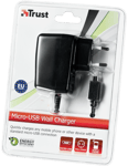 MAINS CHARGER FOR DEVICES & MOBILE PHONES WITH MICRO USB SOCKET - EU PLUG