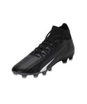 PUMA Homme Ultra Pro FG/AG Chaussure de Football, Noir Blanc, 47 EU