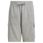 adidas Mixte Enfant Essentials Cargo Shorts, Medium Grey Heather/Black, 9-10 Years