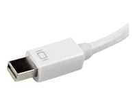 Startech.Com Travel A/V Adapter: 3-In-1 Mini Displayport To Vga Dvi Or Hdmi Converter - White (Mdp2vgdvhdw) - Videokonverter - Displayport - Dvi, Hdmi, Vga - Hvit - For Apple Macbook Air