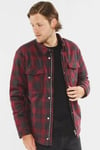 Vintage Industries Modern skogshuggarjacka med teddyfoder (red check,XXL)