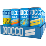 24 X Nocco Bcaa / Bcaa+ / Focus 330 Ml / Nocco Flak