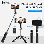 Selfie Stick Stand Mini Tripod Bluetooth Remote For iPhone Samsung Smartphone