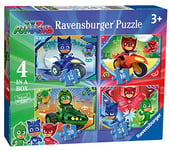 Ravensburger PJ Masks – 4 puzzles dans une boîte (12, 16, 20, 24 pièces) pour enfants à partir de 3 ans, 6974, 0