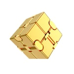 Metall Infinity Cube Anti Stress Aluminiumlegering Lätt att Spela Kontor Flip Cubic Fidget Toy genshin Vuxna Ångestlindring qiyi custom-Xin