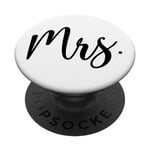 Mrs., Mr. and Mrs. Matching, Married Wife Husband, Wedding PopSockets Swappable PopGrip