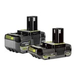 Ryobi RB18252 2.0 + 5.0 Ah Batteri Sett