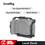 SmallRig Cage for Canon EOS R6 Mark II W/ ARRI 3/8" Hole,QD Socket 4159