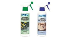 Nettoyant chaussures footwear cleaning gel et impermeabilisant fabric et leather spray 300ml