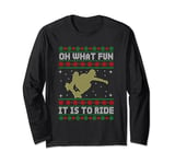 Oh, what fun it is to skateboard, ugly Christmas Long Sleeve T-Shirt