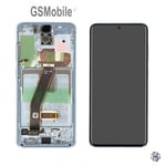 Display Screen LCD Touch Frame Blue Samsung Galaxy S20 G980F Original