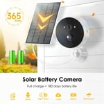 APP WIFI Motion Camera Solar Powered Energy CCTV PTZ Home Outdoor Security UK