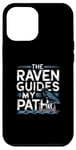 Coque pour iPhone 12 Pro Max Illustration viking nordique The Raven Guides My Path