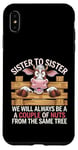 Coque pour iPhone XS Max Sister to Sister We will Aways Be A Couple of Nuts