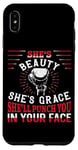 iPhone XS Max Boxing Girl Vintage She'S Beauty She'S Grace She'Ll Punch Case