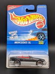 Rare Hot Wheels #342 Mercedes SL Black Silver Vintage 1996 Release L37