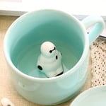 DUKAILIN Espresso Cups Ceramic Cup Coffee Mug 3D Milk Cup with Animal Cute Cartoon Panda Rabbit Tee Cup Heat Resistant Celadon Cup